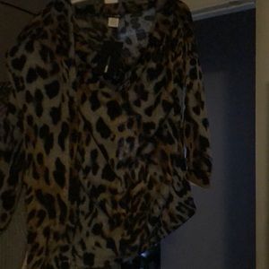 Leopard print leggings set